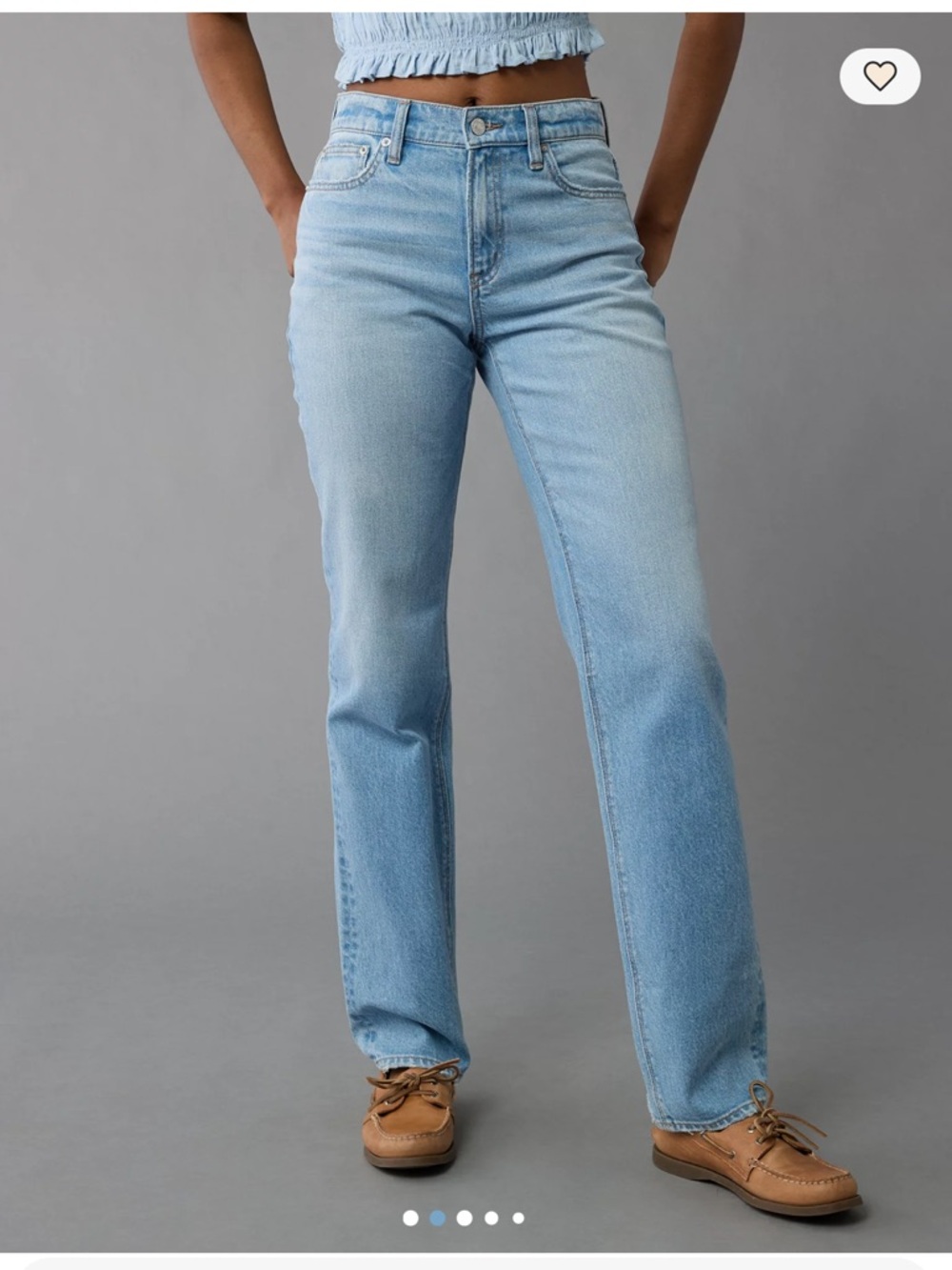 AE Stretch Super High-Waisted Straight Jean